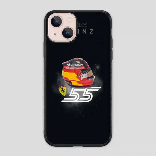 Carlos Sainz Sr Helmet iPhone 13 Mini Case