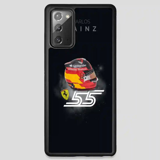 Carlos Sainz Sr Helmet Samsung Galaxy Note 20 Case