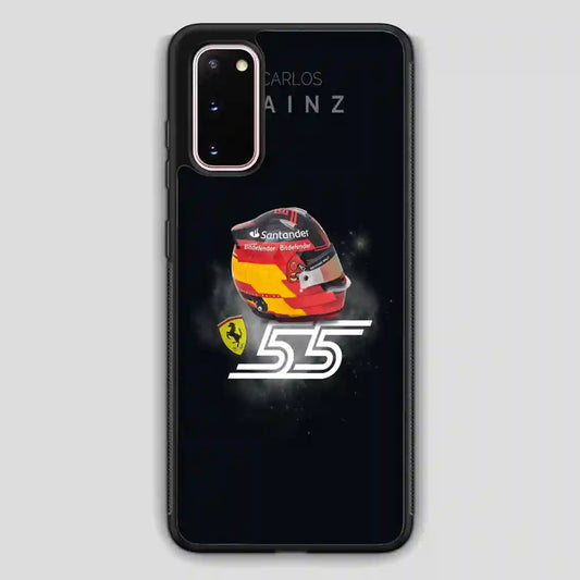 Carlos Sainz Sr Helmet Samsung Galaxy S20 Case