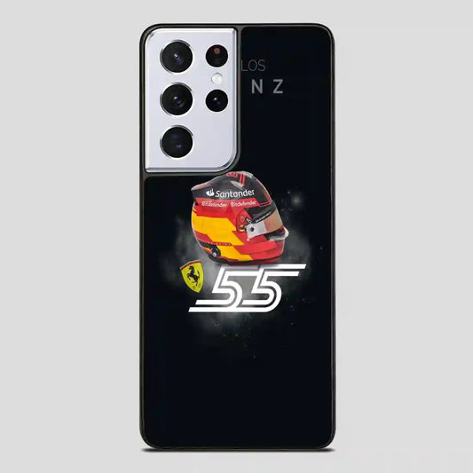 Carlos Sainz Sr Helmet Samsung Galaxy S21 Ultra Case