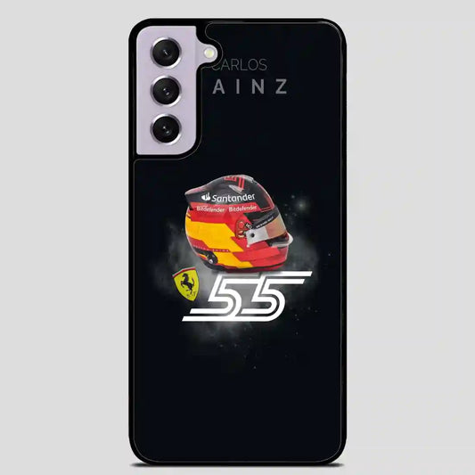 Carlos Sainz Sr Helmet Samsung Galaxy S21 Case