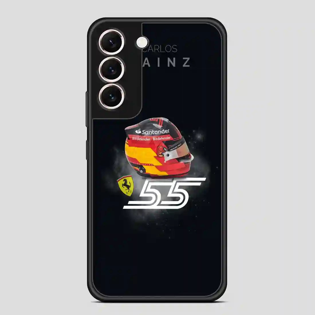 Carlos Sainz Sr Helmet Samsung Galaxy S22 Case