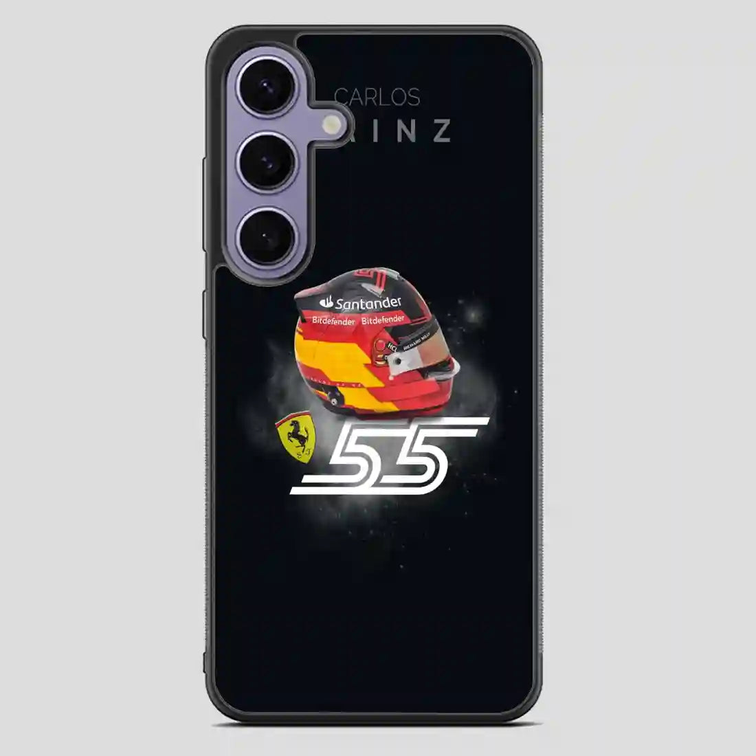 Carlos Sainz Sr Helmet Samsung Galaxy S23 FE Case