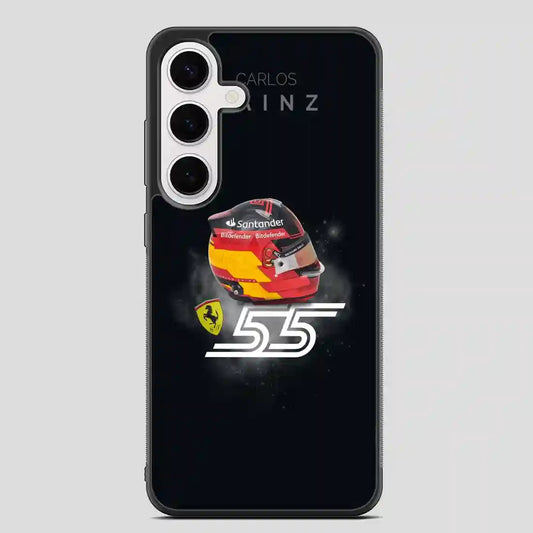 Carlos Sainz Sr Helmet Samsung Galaxy S24 FE Case