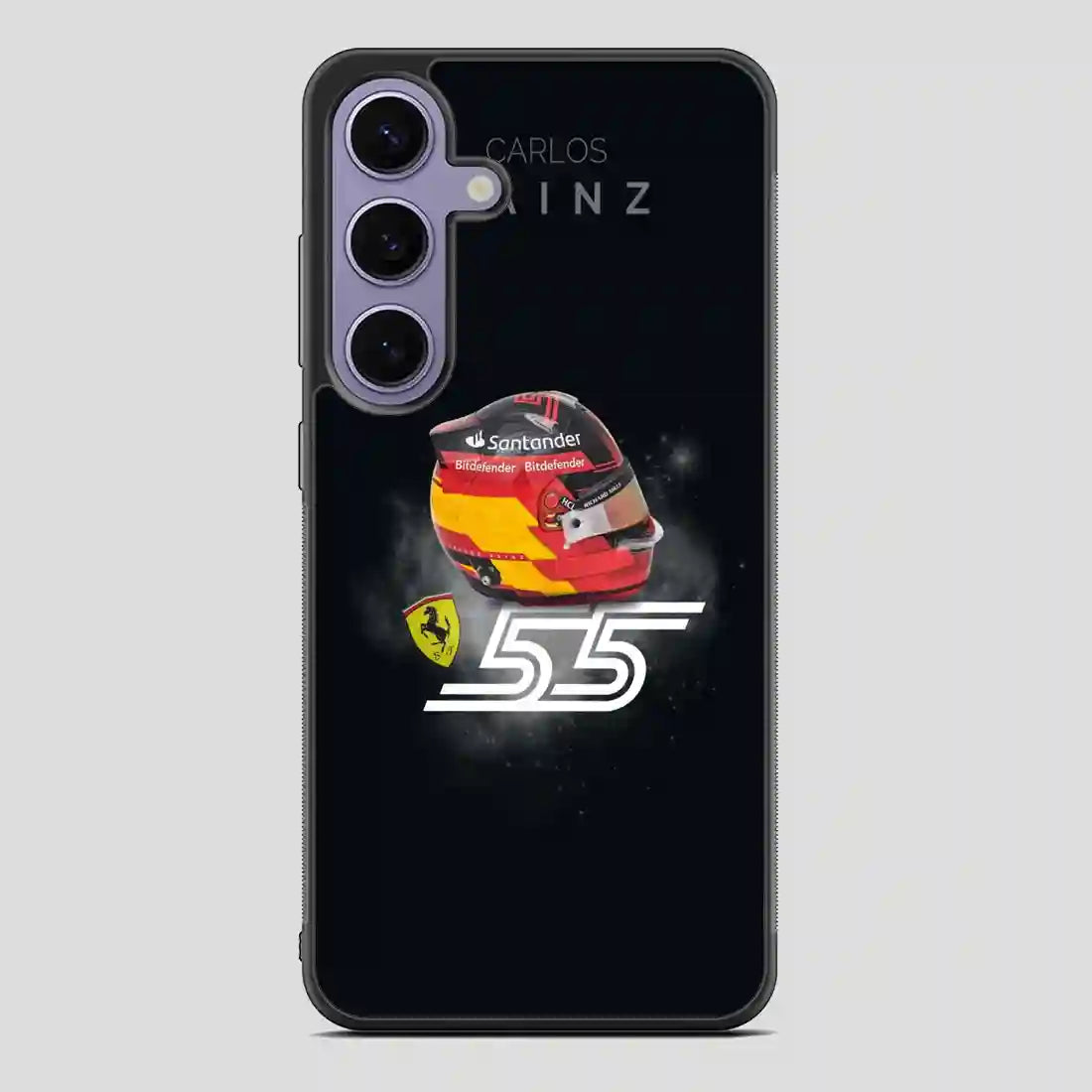 Carlos Sainz Sr Helmet Samsung Galaxy S24 Case