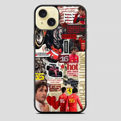 Carlos Sainz Sr iPhone 15 Plus Case