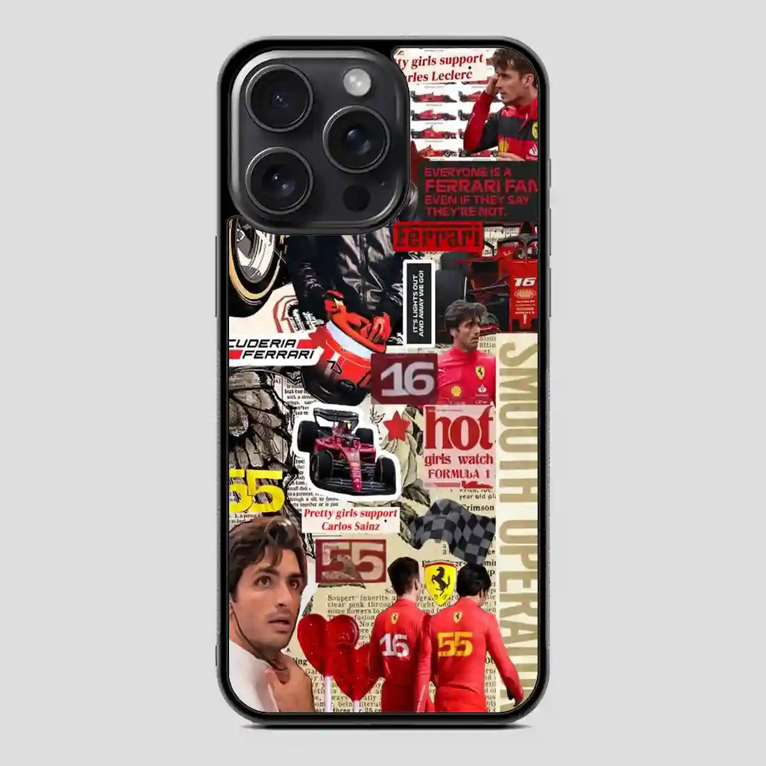 Carlos Sainz Sr iPhone 15 Pro Case