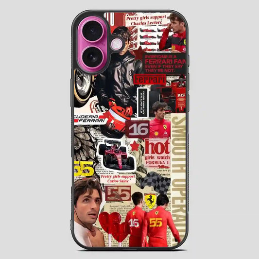 Carlos Sainz Sr iPhone 16 Plus Case