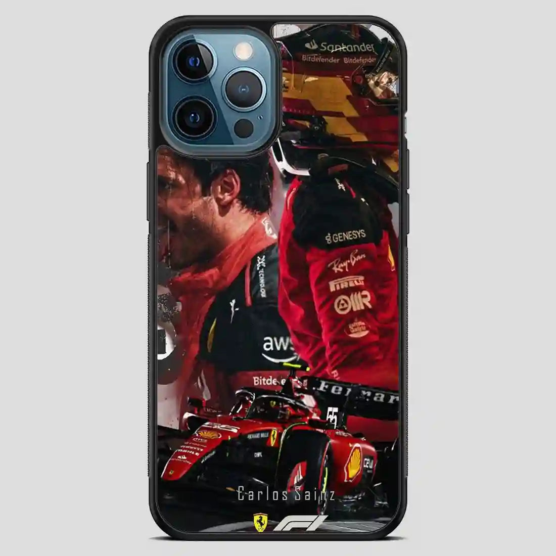 Carlos Sainz Sr Lluxury iPhone 12 Pro Max Case