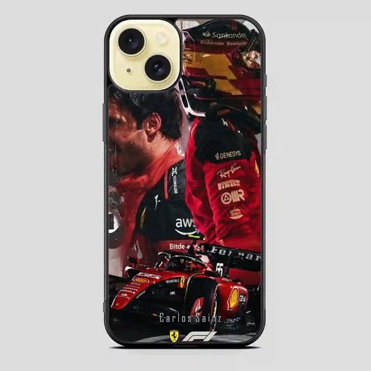 Carlos Sainz Sr Lluxury iPhone 15 Plus Case