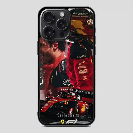 Carlos Sainz Sr Lluxury iPhone 15 Pro Case