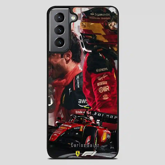 Carlos Sainz Sr Lluxury Samsung Galaxy S21 FE Case