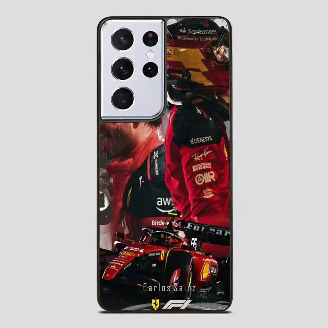 Carlos Sainz Sr Lluxury Samsung Galaxy S21 Ultra Case