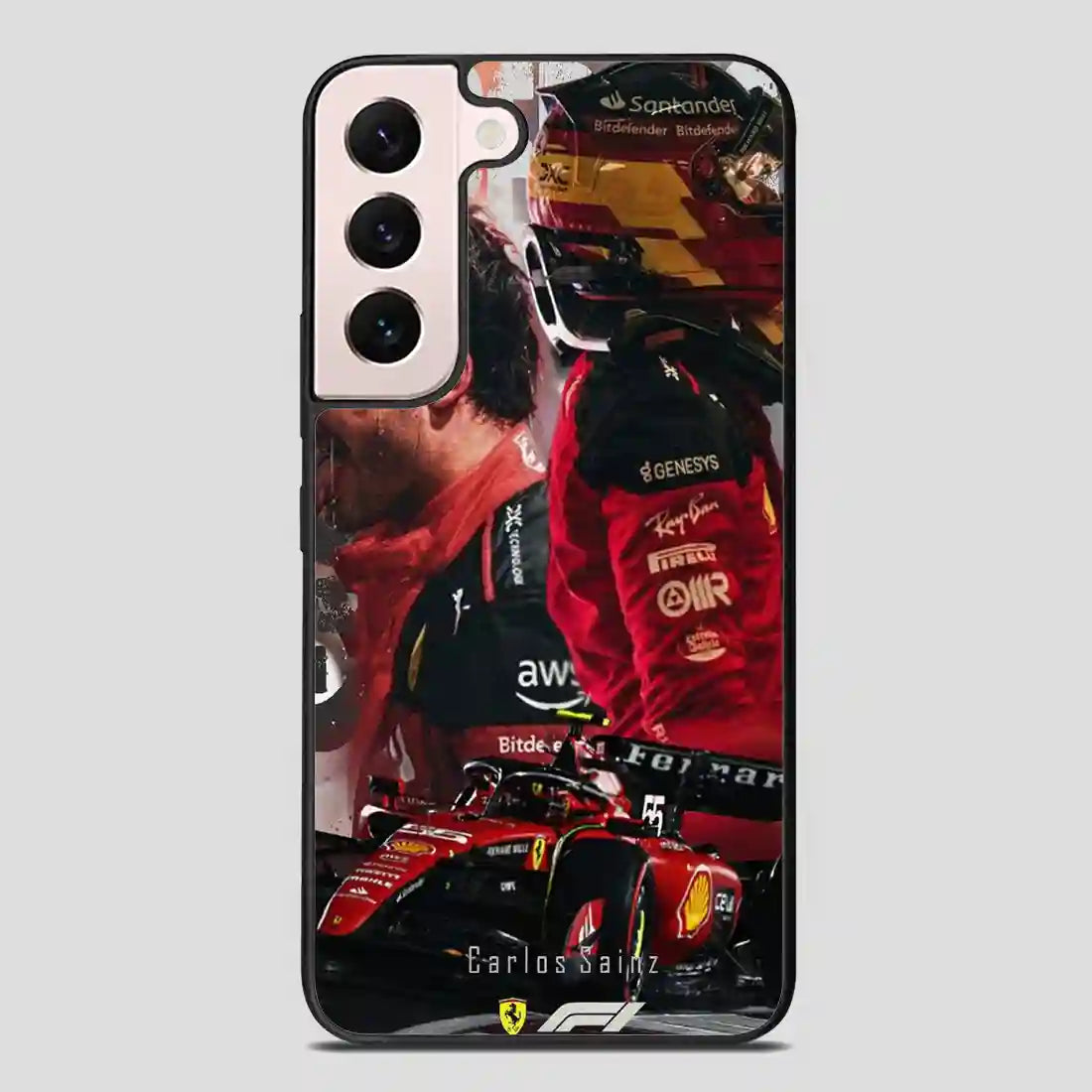 Carlos Sainz Sr Lluxury Samsung Galaxy S22 FE Case