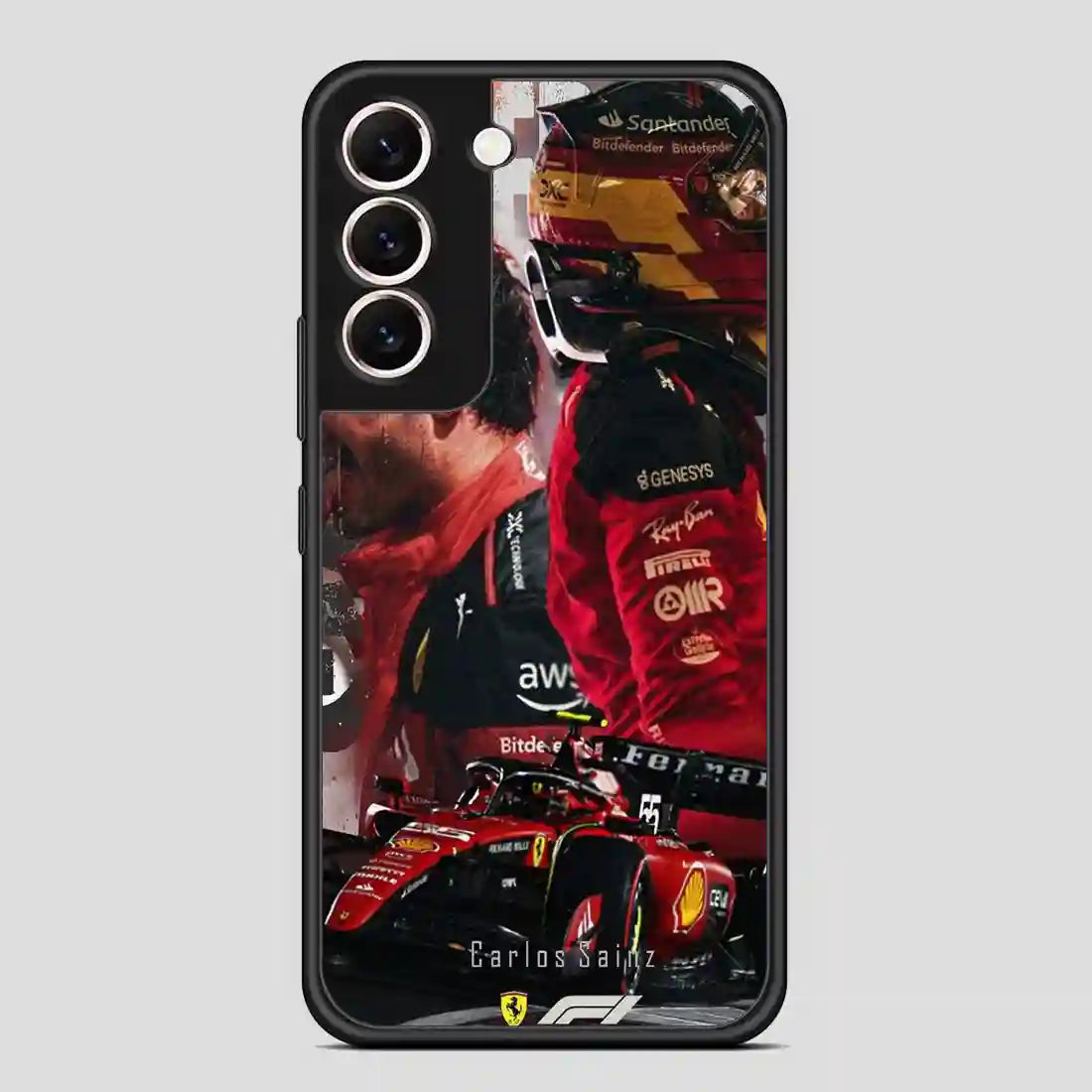 Carlos Sainz Sr Lluxury Samsung Galaxy S22 Case