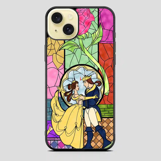 Cartoon Beauty And The Beast Best Friend Prince And Princess iPhone 15 Plus Case