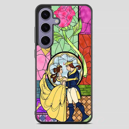 Cartoon Beauty And The Beast Best Friend Prince And Princess Samsung Galaxy S23 FE Case