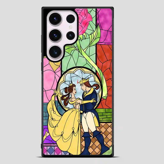 Cartoon Beauty And The Beast Best Friend Prince And Princess Samsung Galaxy S23 Ultra Case