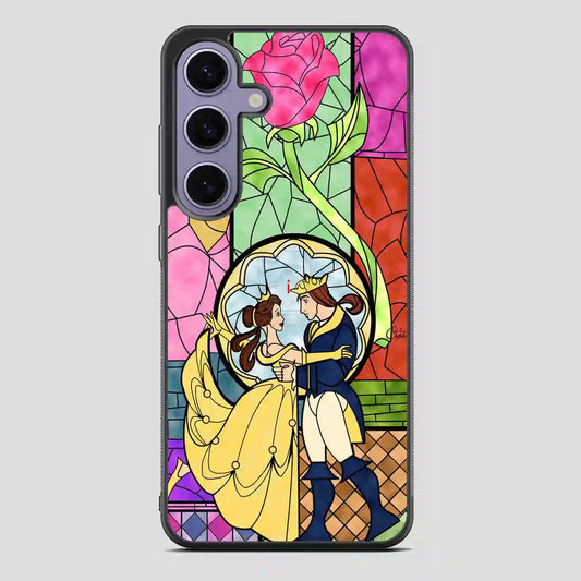 Cartoon Beauty And The Beast Best Friend Prince And Princess Samsung Galaxy S24 Case