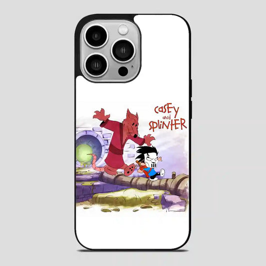 Casey And Splinter iPhone 14 Pro Case