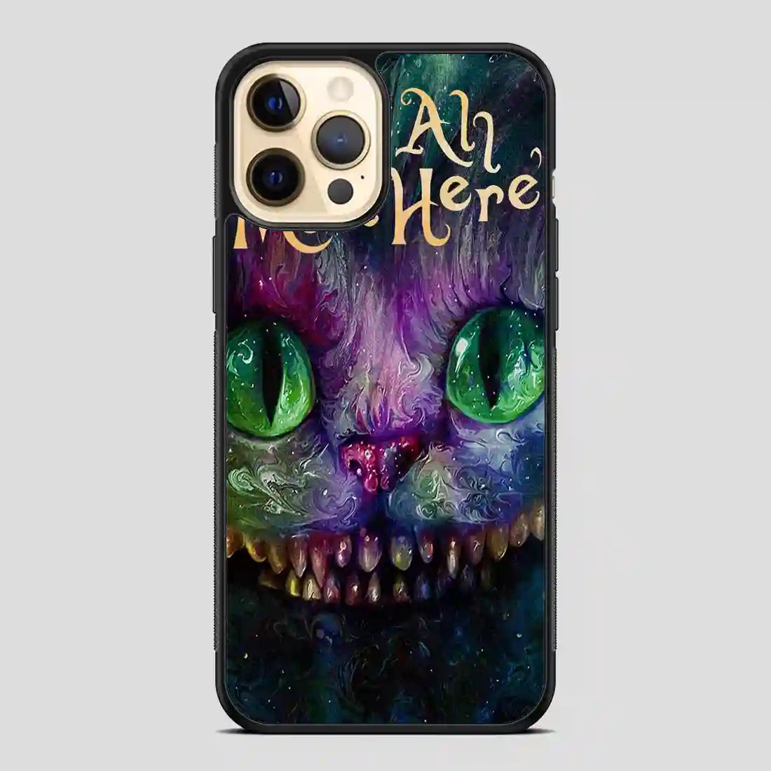 Cat Alice In Wonderland Colorful iPhone 11 Pro Case