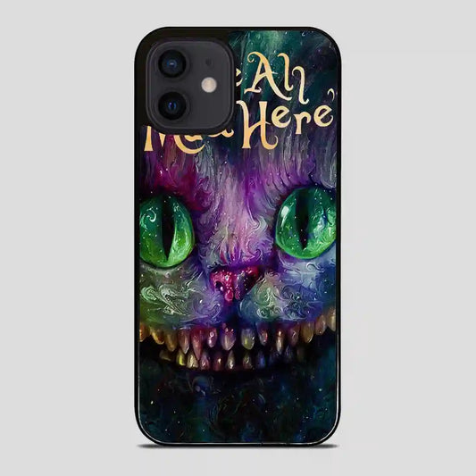 Cat Alice In Wonderland Colorful iPhone 12 Mini Case