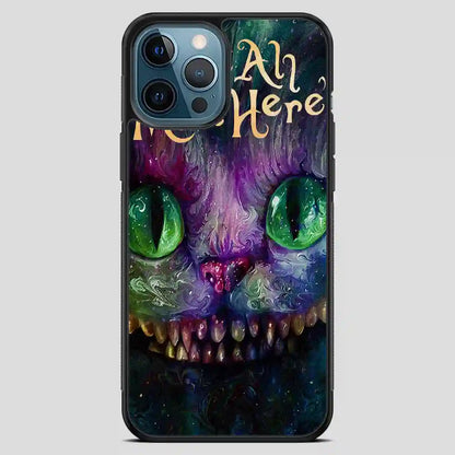 Cat Alice In Wonderland Colorful iPhone 12 Pro Max Case