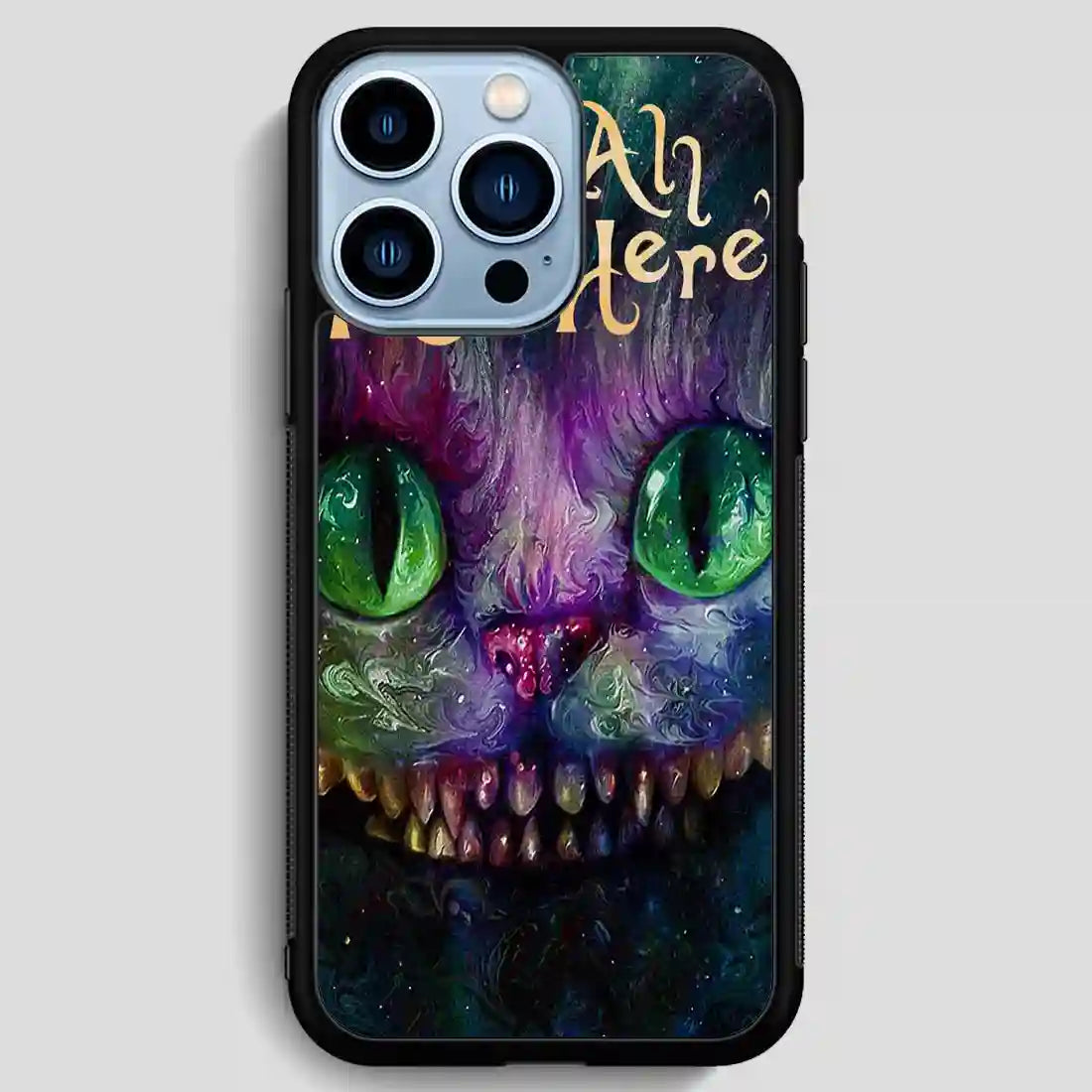 Cat Alice In Wonderland Colorful iPhone 13 Pro Max Case