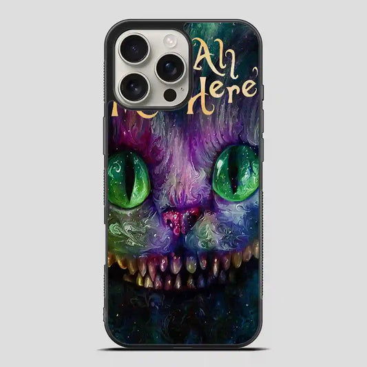 Cat Alice In Wonderland Colorful iPhone 16 Pro Max Case