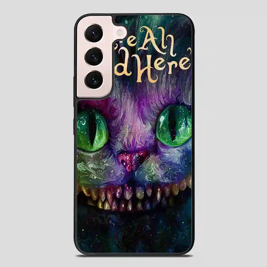 Cat Alice In Wonderland Colorful Samsung Galaxy S22 FE Case