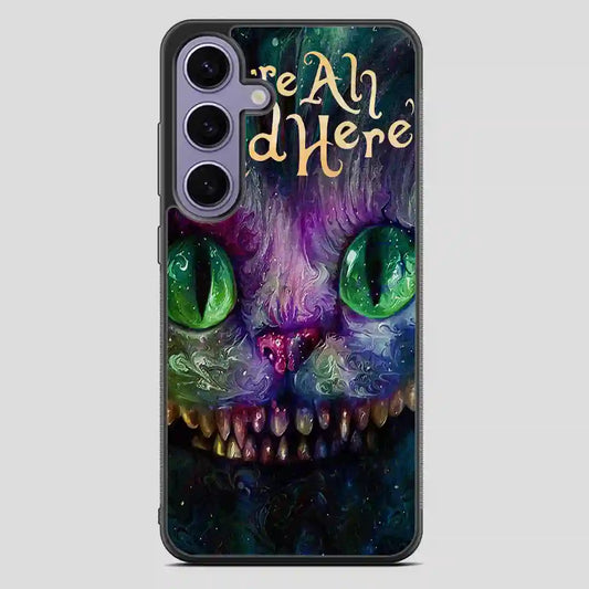 Cat Alice In Wonderland Colorful Samsung Galaxy S23 FE Case