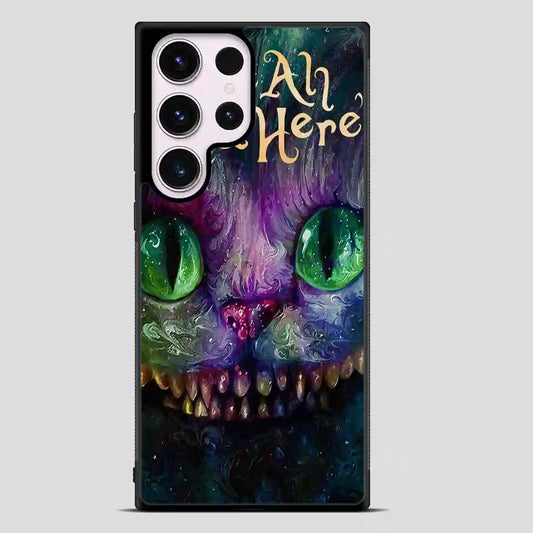 Cat Alice In Wonderland Colorful Samsung Galaxy S23 Ultra Case