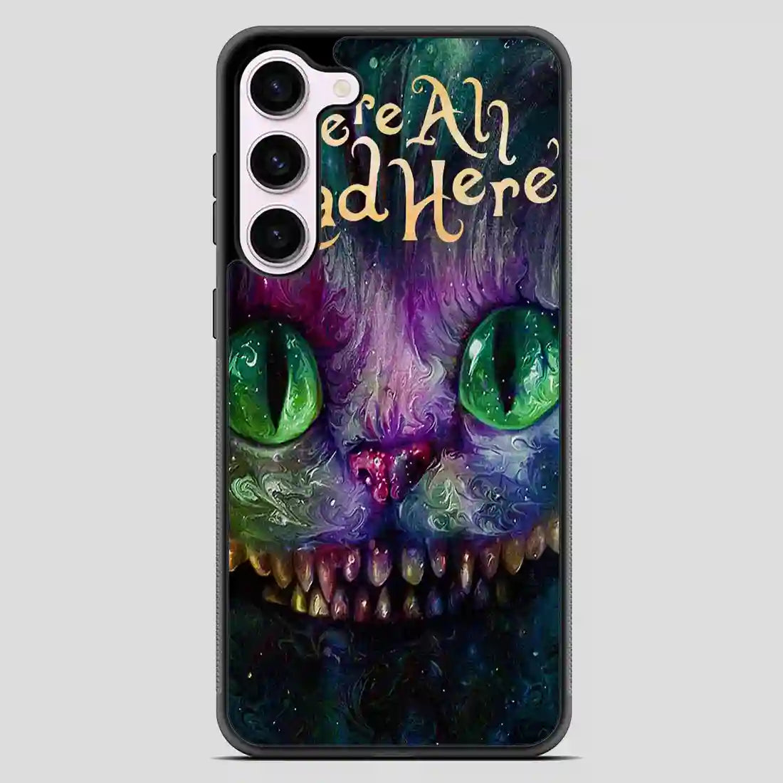 Cat Alice In Wonderland Colorful Samsung Galaxy S23 Case