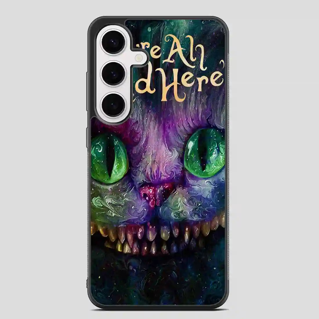 Cat Alice In Wonderland Colorful Samsung Galaxy S24 FE Case