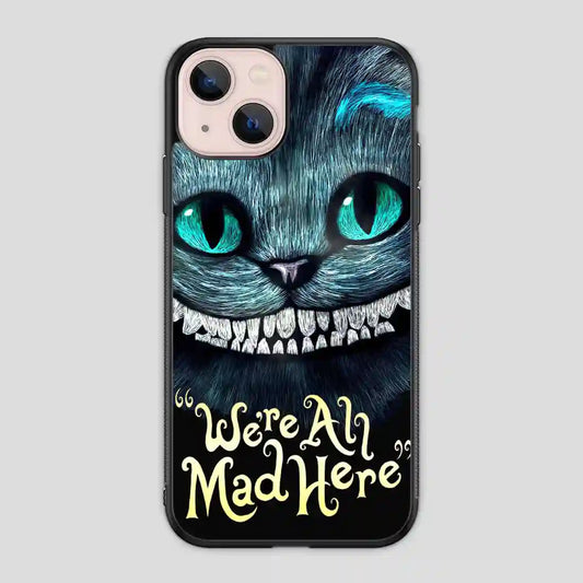 Cat Alice In Wonderland Disney iPhone 13 Mini Case