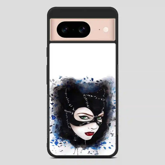 Catwoman Art Print Watercolor Google Pixel 8 Case