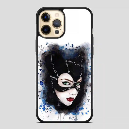 Catwoman Art Print Watercolor iPhone 11 Pro Case