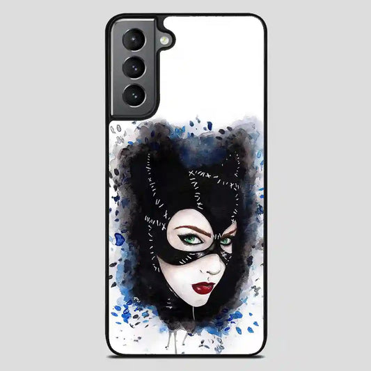 Catwoman Art Print Watercolor Samsung Galaxy S21 FE Case