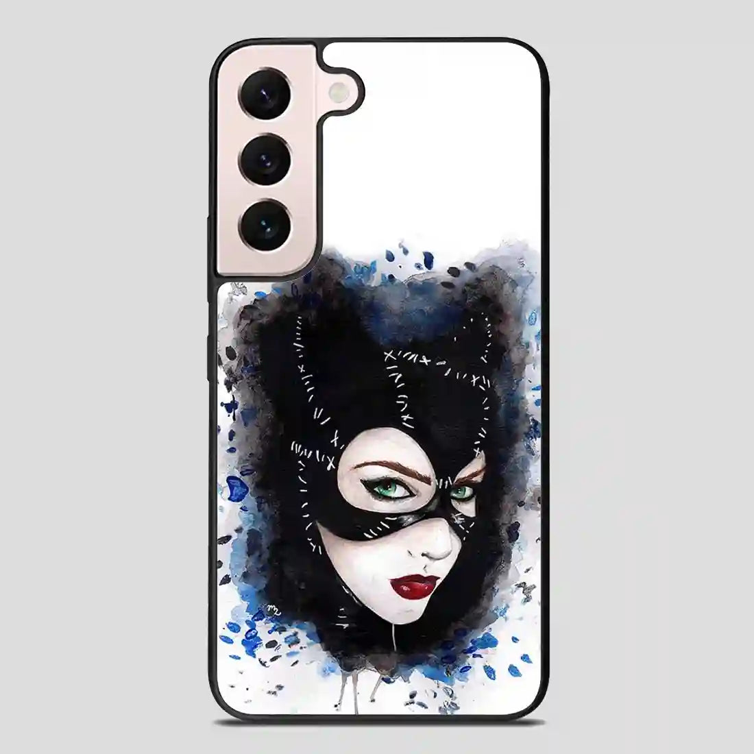 Catwoman Art Print Watercolor Samsung Galaxy S22 FE Case