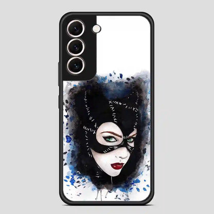 Catwoman Art Print Watercolor Samsung Galaxy S22 Case