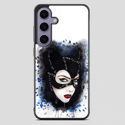 Catwoman Art Print Watercolor Samsung Galaxy S23 FE Case