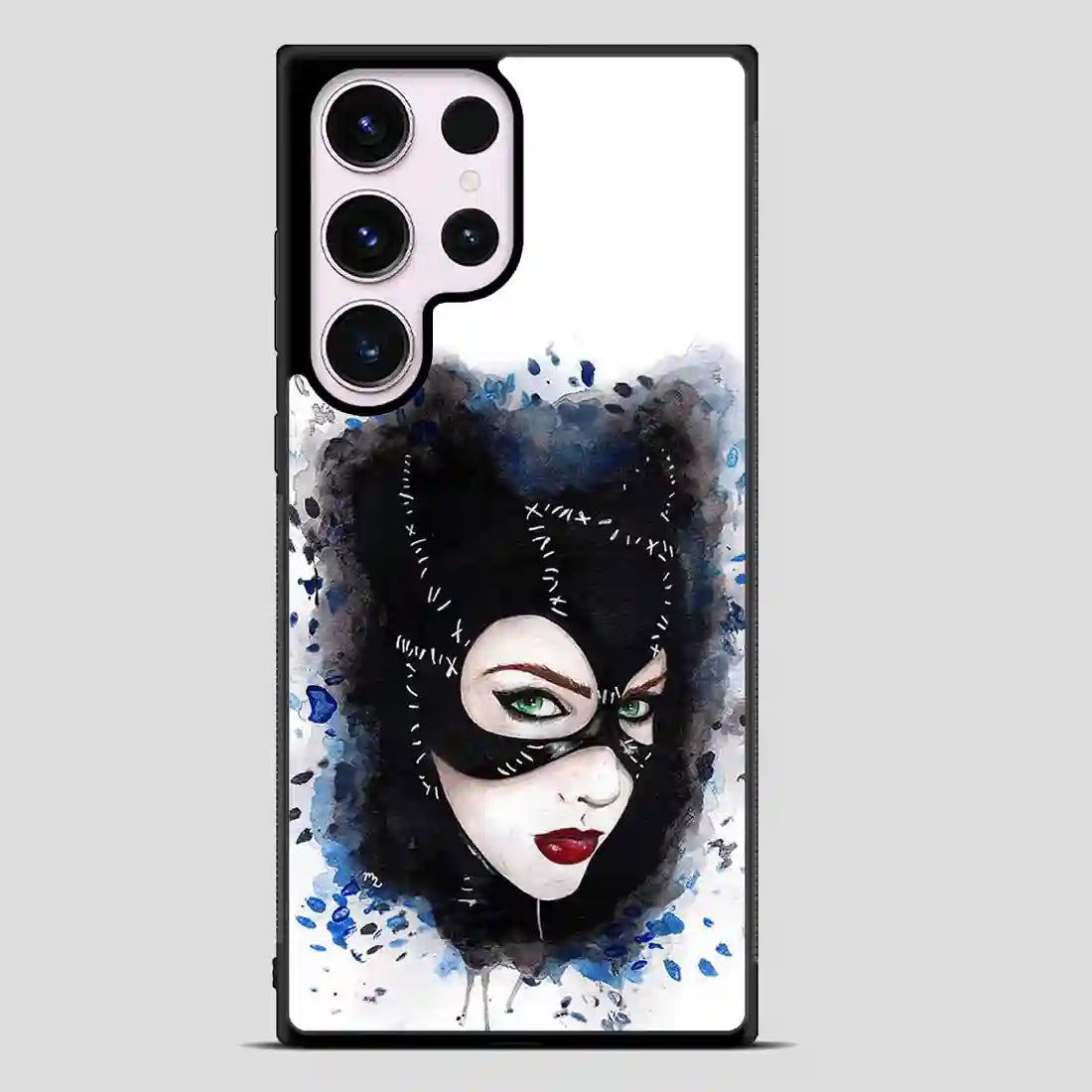 Catwoman Art Print Watercolor Samsung Galaxy S23 Ultra Case