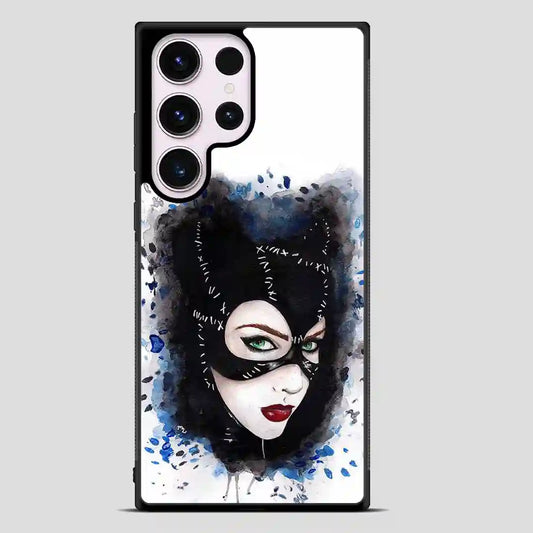 Catwoman Art Print Watercolor Samsung Galaxy S23 Ultra Case