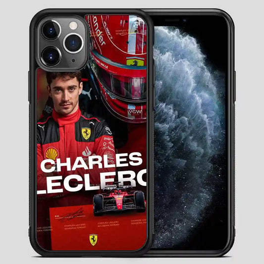 Charles Leclerc Car Collage iPhone 11 Pro Max Case