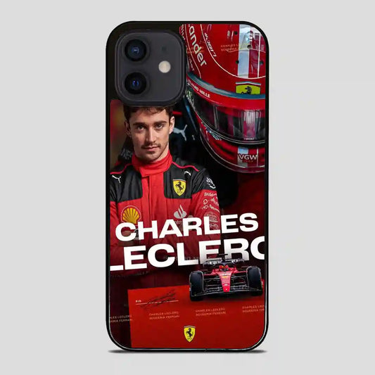 Charles Leclerc Car Collage iPhone 12 Mini Case