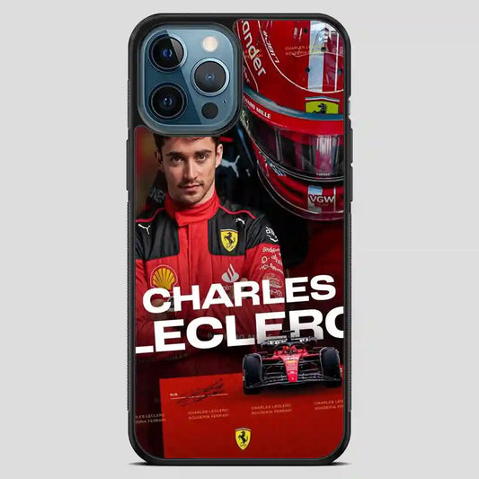 Charles Leclerc Car Collage iPhone 12 Pro Max Case