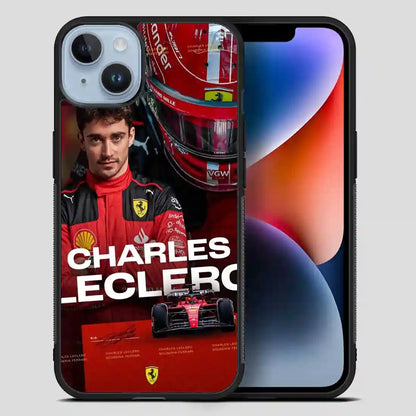 Charles Leclerc Car Collage iPhone 14 Plus Case