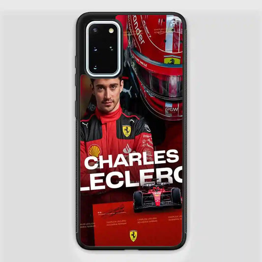 Charles Leclerc Car Collage Samsung Galaxy S20 Plus Case