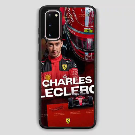 Charles Leclerc Car Collage Samsung Galaxy S20 Case