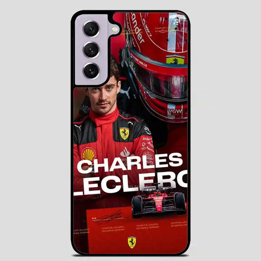 Charles Leclerc Car Collage Samsung Galaxy S21 Case